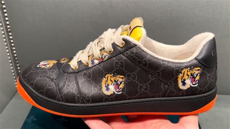 gucci converse tiger|Men's Screener sneaker with tiger print .